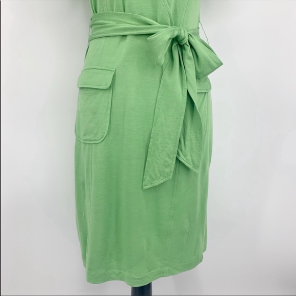 Banan Republic faux wrap silk/cotton blend dress - Picture 3 of 5